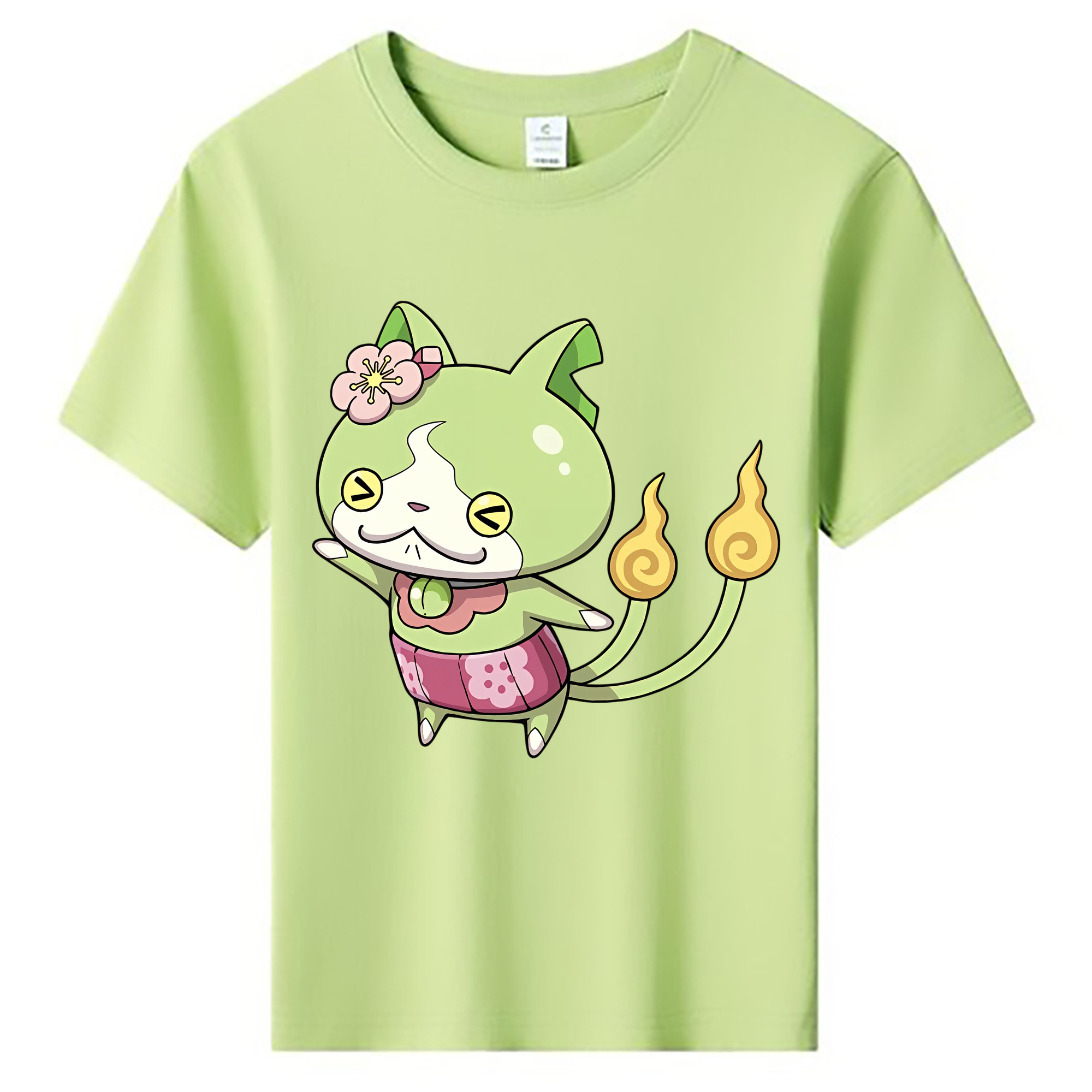 （画像用） 妖怪ウォッチ Yo-kai Watch 綿100％キッズTシャツ（フロントプリント）